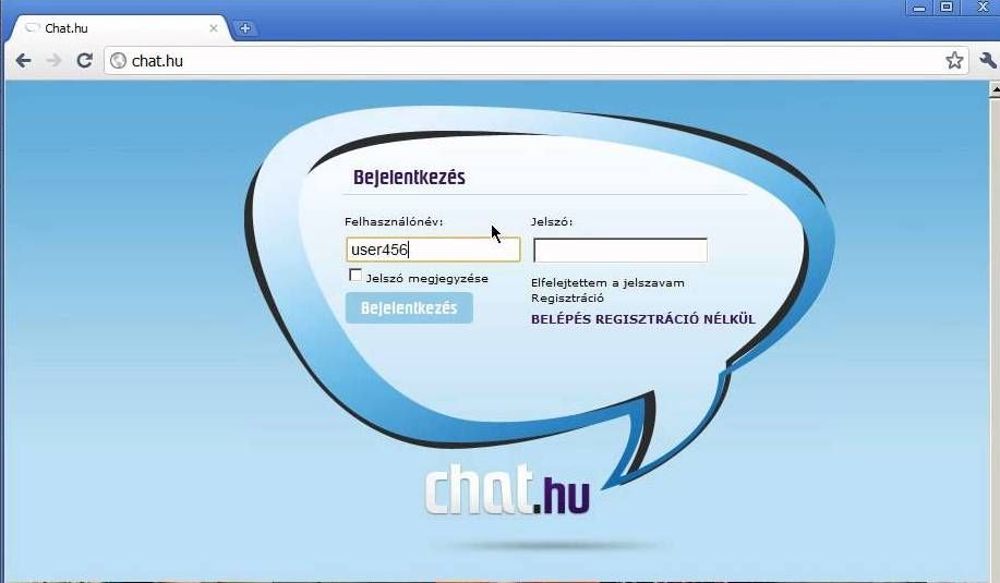 Chat magyar Véletlen csevegés.
