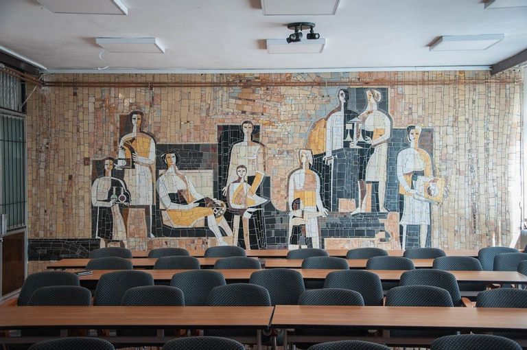Pocos conocen el mosaico de la salud en Wehrvar