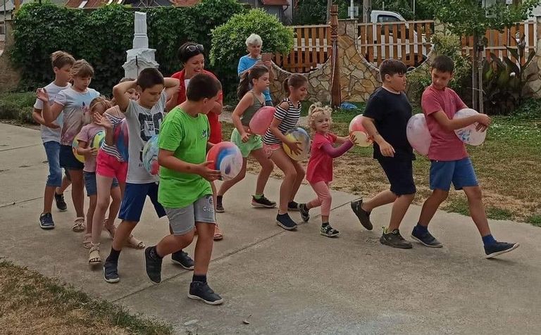 Rászoruló gyerekek táboroztak a plébánián